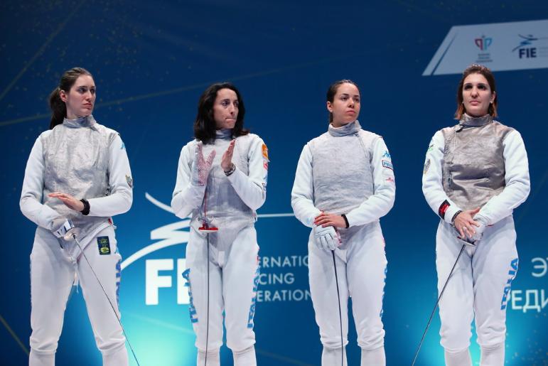 Рапиристки сборной Италии выиграли золото этапа Кубка мира в Казани