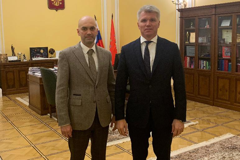 Павлу Колобкову доложили о ходе подготовки к Играм стран СНГ в Казани